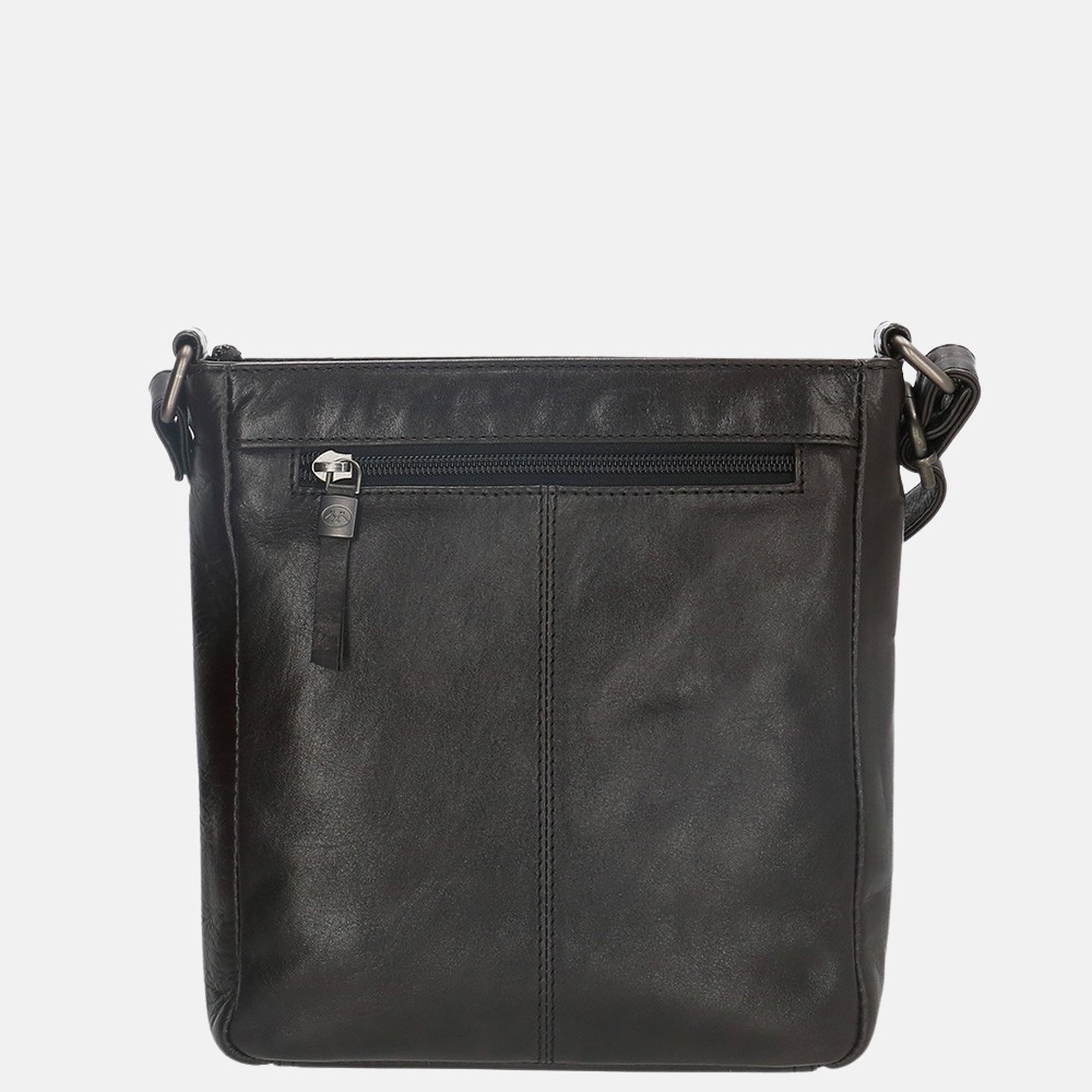 Micmacbags Porto schoudertas black bij Duifhuizen