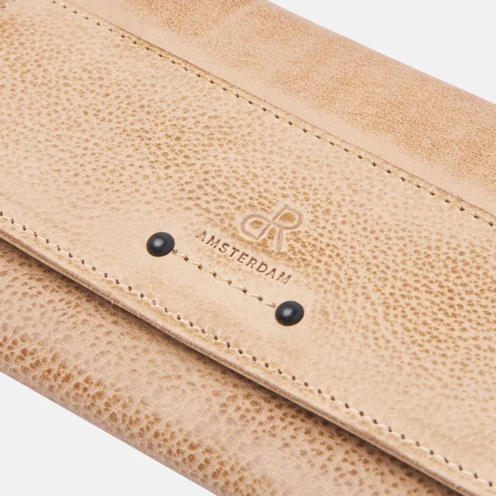 DR Amsterdam portemonnee beige  bij Duifhuizen