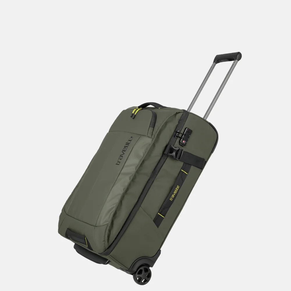 Travelite Briize reistas op wielen 67 cm khaki bij Duifhuizen