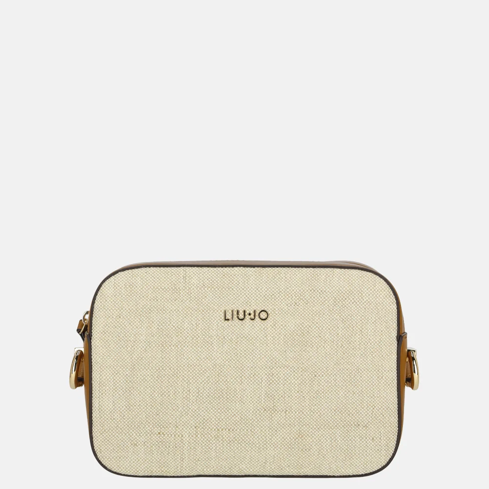 Liu Jo Manhattan camera case crossbody tas M naturale bij Duifhuizen