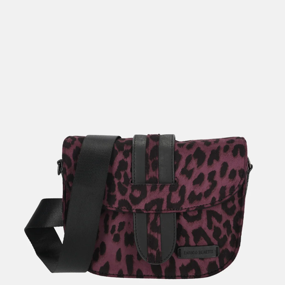 Enrico Benetti Jill crossbody tas bordeaux