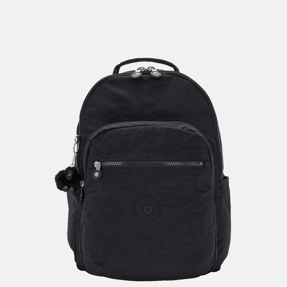 Kipling Seoul rugzak 15 inch black noir