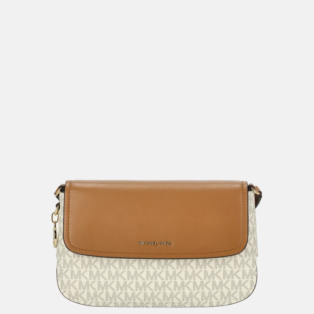 Michael Kors Alice crossbody tas S vanilla/acorn bij Duifhuizen