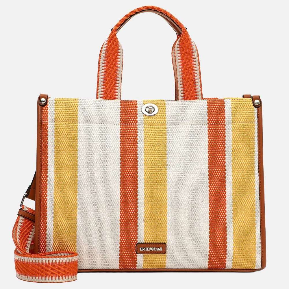 Emily & Noah Jasmin handtas L orange bij Duifhuizen