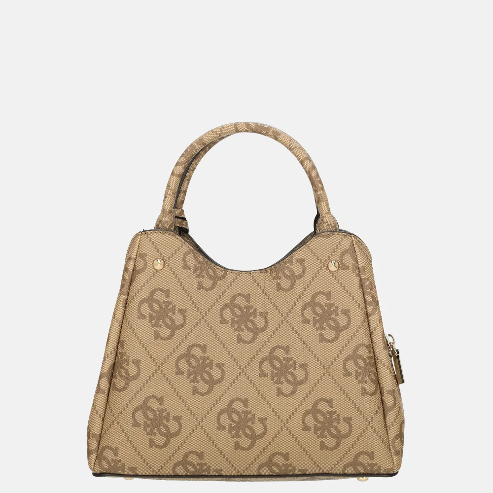 Guess Meridian girlfriend handtas S latte logo bij Duifhuizen