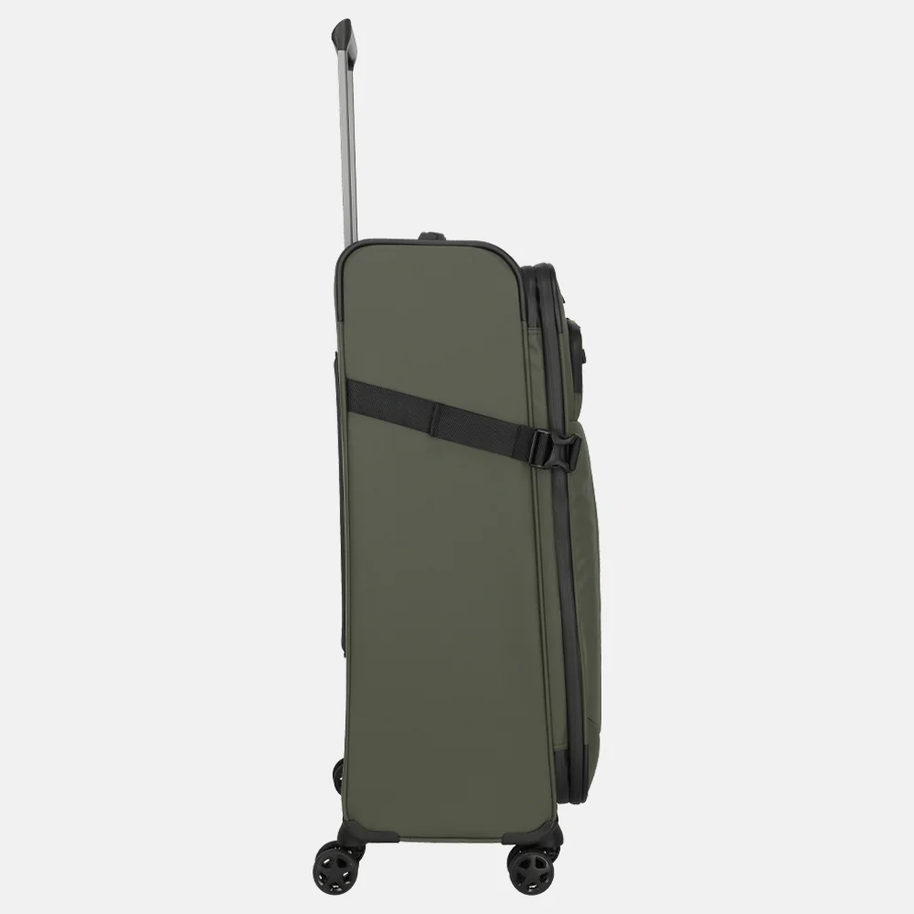 Travelite Briize koffer 78 cm L expendable khaki bij Duifhuizen