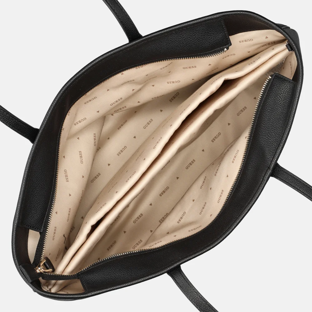 Guess Power Play Tech tote shopper black bij Duifhuizen
