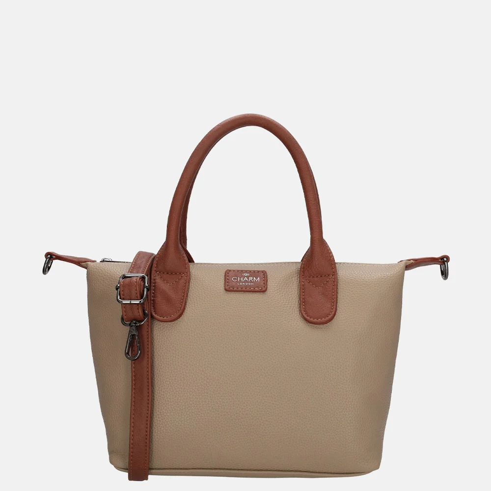 Charm London Buckingham Palace handtas M taupe