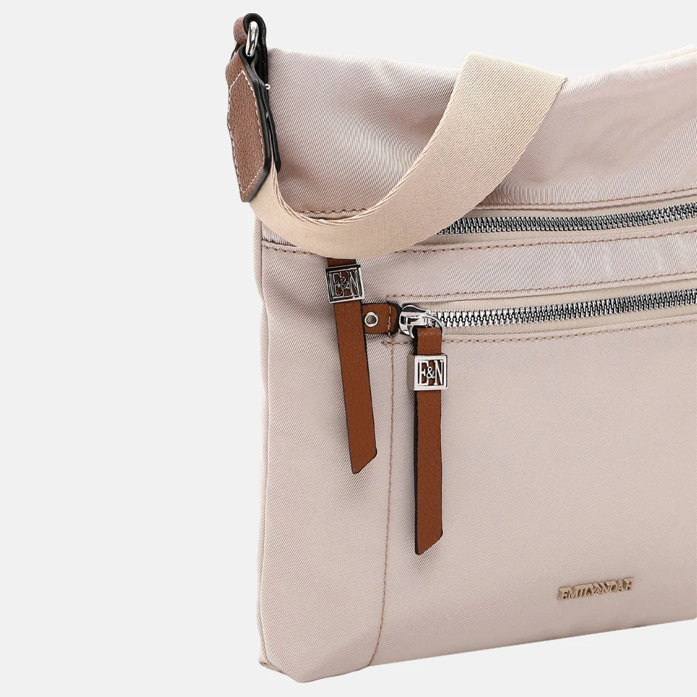 Emily & Noah Esther crossbody tas beige bij Duifhuizen