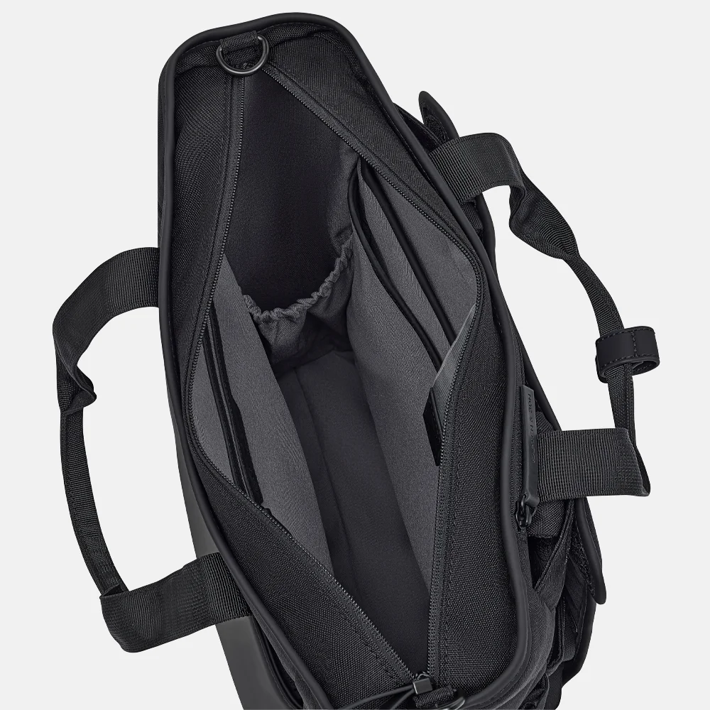 Kapten & Son Lindby Pro laptoprugzak all black bij Duifhuizen