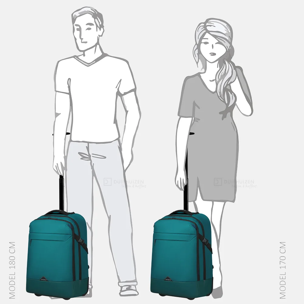 Samsonite Roadseeker laptoprugzak 17 inch deep teal bij Duifhuizen