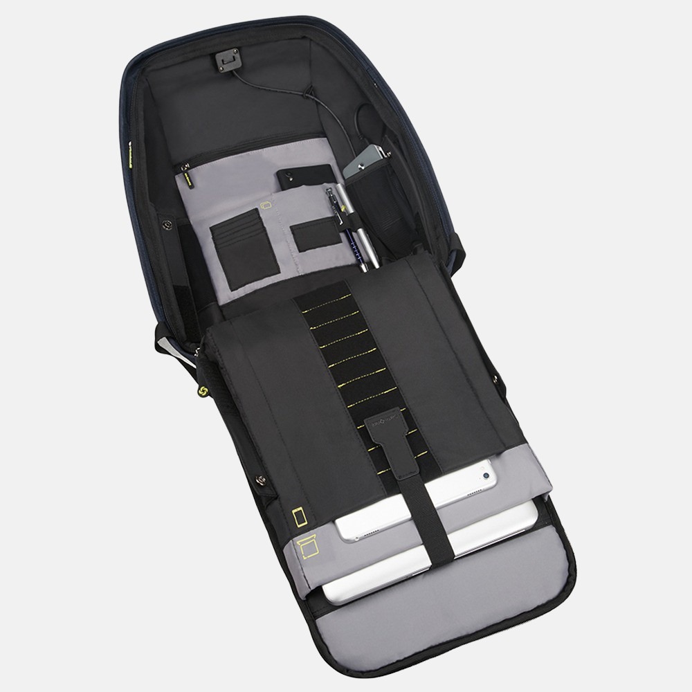 Samsonite Securipak laptop rugzak 15.6 inch eclips blue bij Duifhuizen