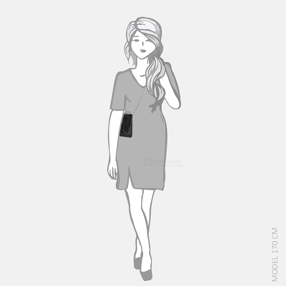 Micmacbags Mendoza crossbody tas zwart bij Duifhuizen