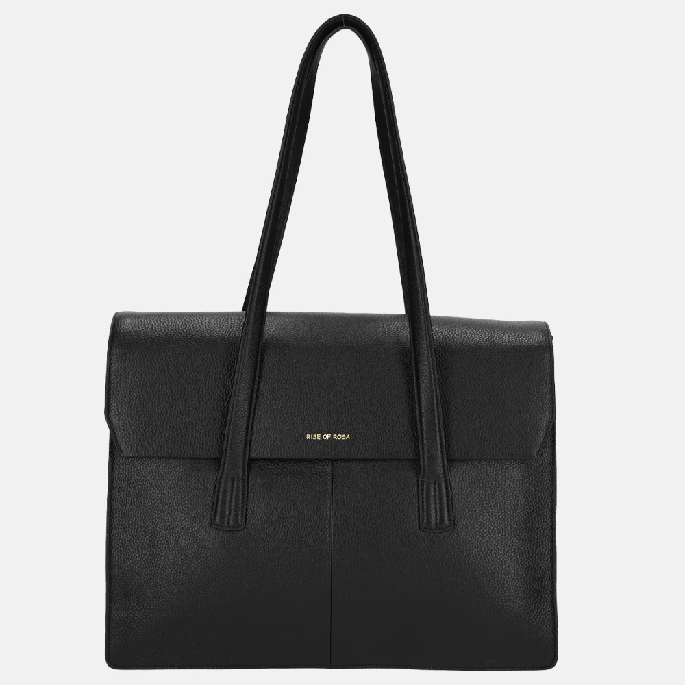 Rise of Rosa laptoptas 16 inch zwart bij Duifhuizen