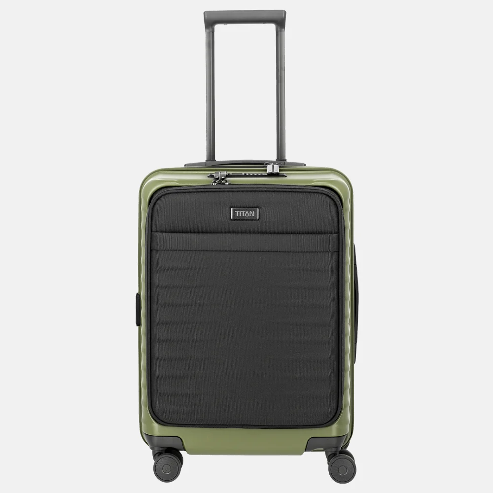 Titan Upgrade handbagage koffer frontpocket 55 cm forest green