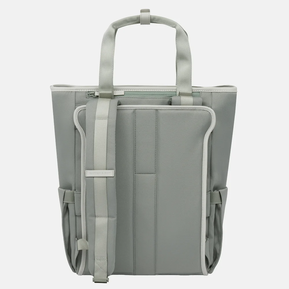 Kapten & Son Lindby Pro laptoprugzak muted sage bij Duifhuizen