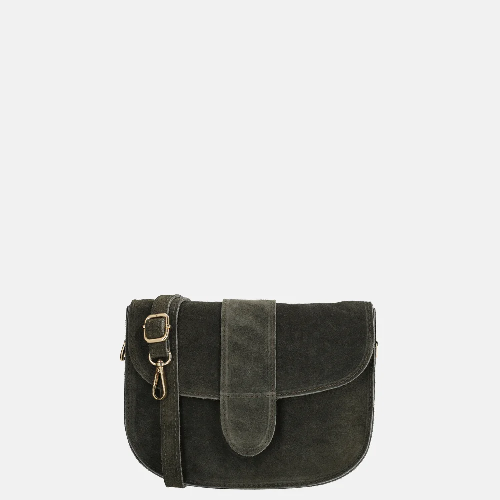 Charm London crossbody tas olijfgroen