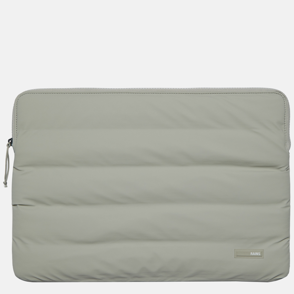 Rains Laptop cover quilted 15 inch laptophoes cement