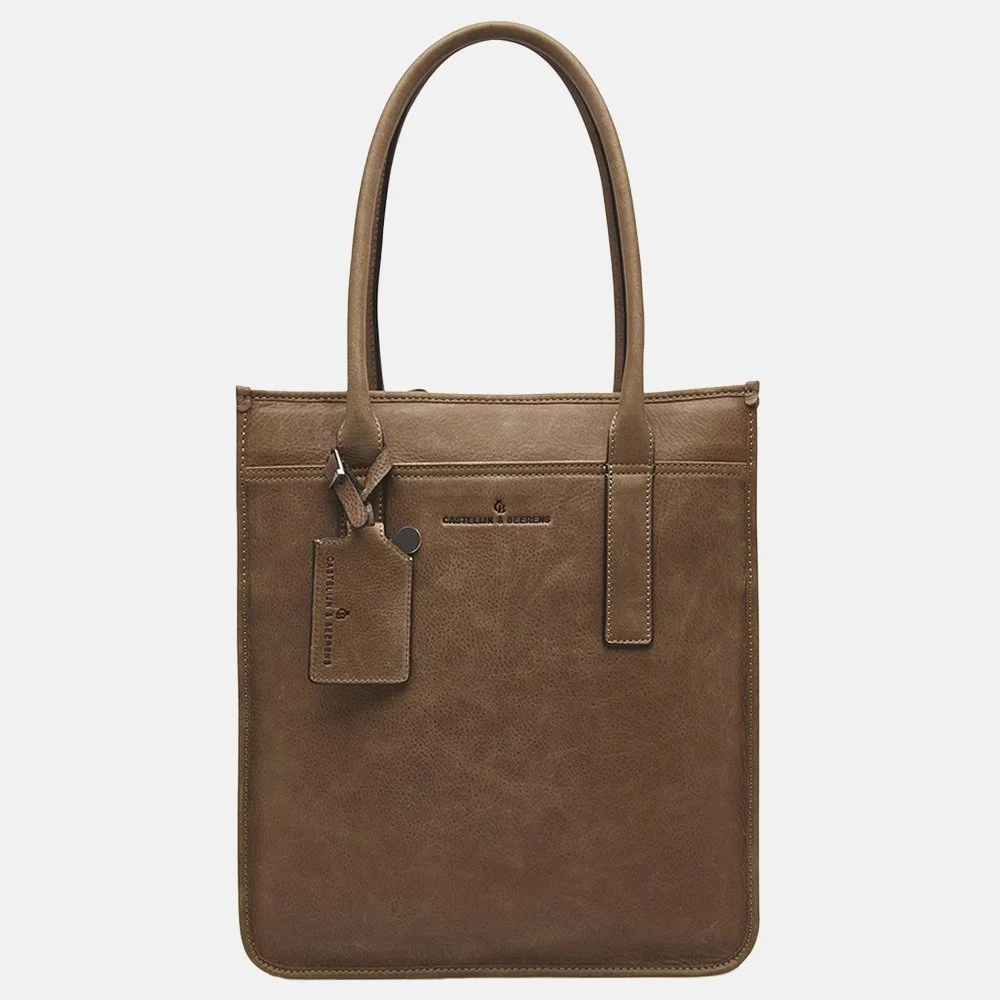 Castelijn en Beerens Carisma laptoptas 15.6 inch cognac