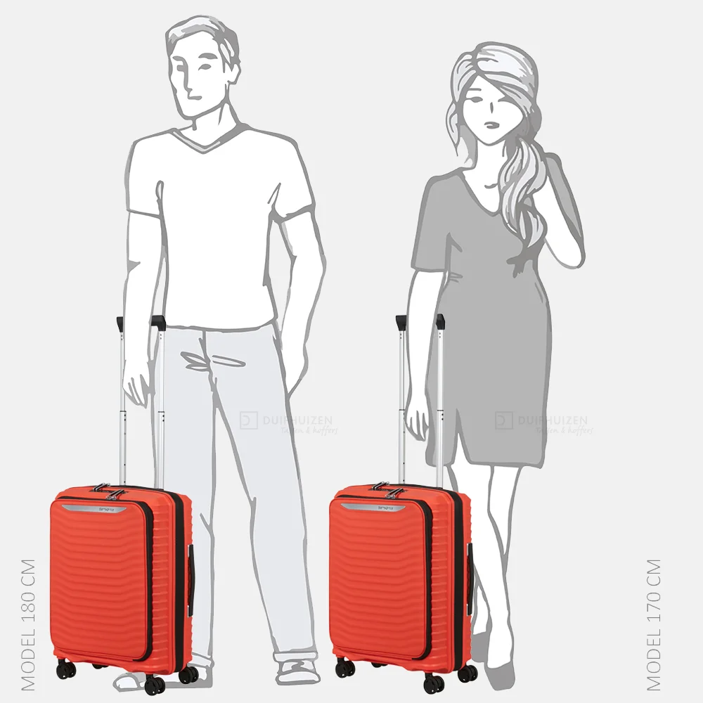 Samsonite Upscape Frontpocket handbagage koffer 55 cm lava bij Duifhuizen