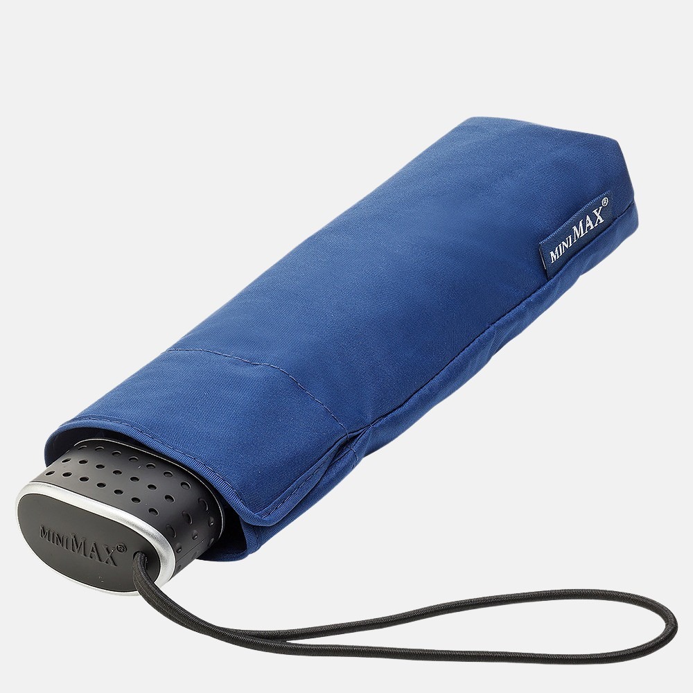 Impliva opvouwbare paraplu basic blue bij Duifhuizen