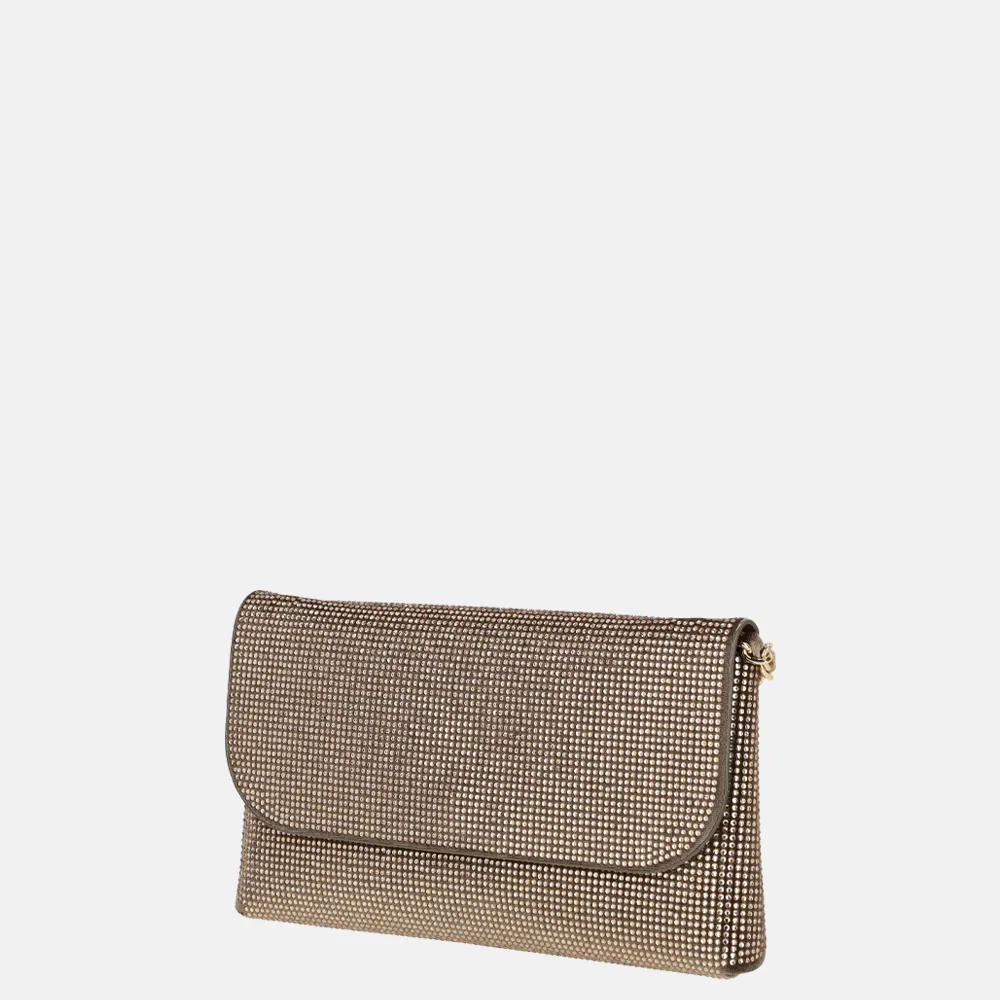Flora & Co clutch strass champagne bij Duifhuizen