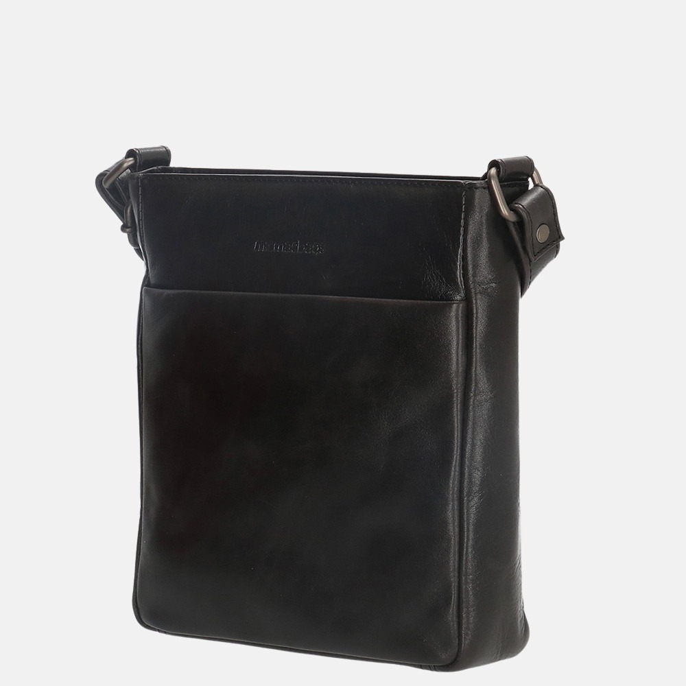 Micmacbags Porto schoudertas black bij Duifhuizen