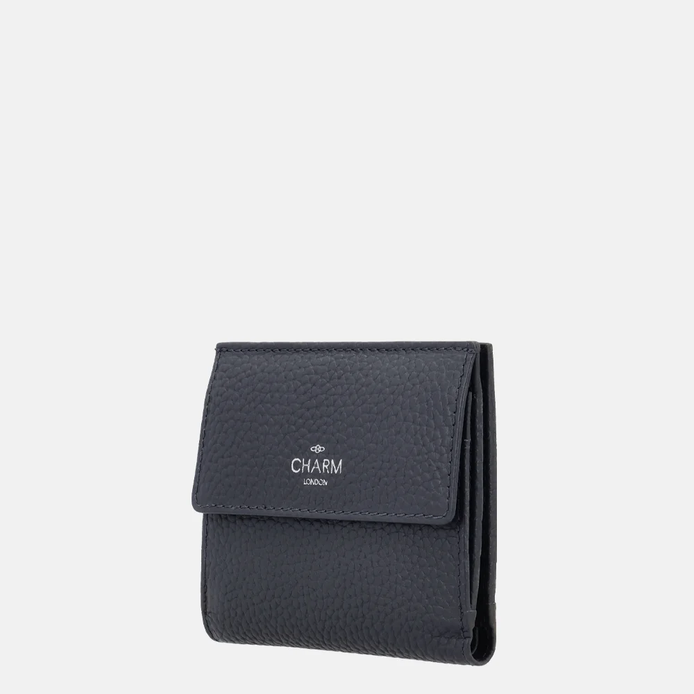 Charm London Washington portemonnee blauw bij Duifhuizen