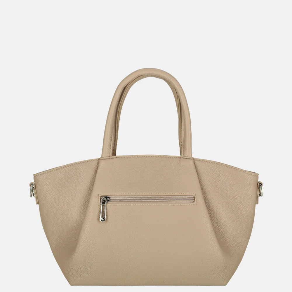 Flora & Co handtas beige bij Duifhuizen