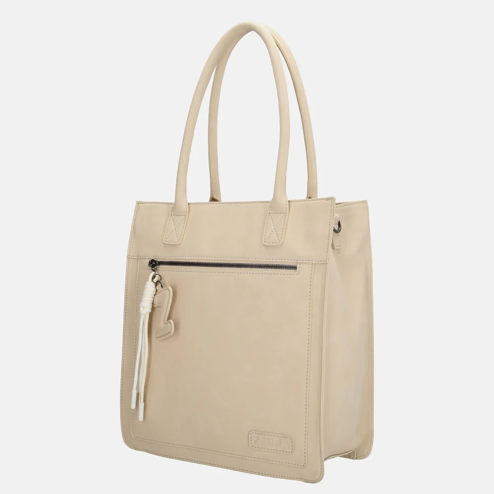 Zebra Trends Rosalyn shopper beige bij Duifhuizen