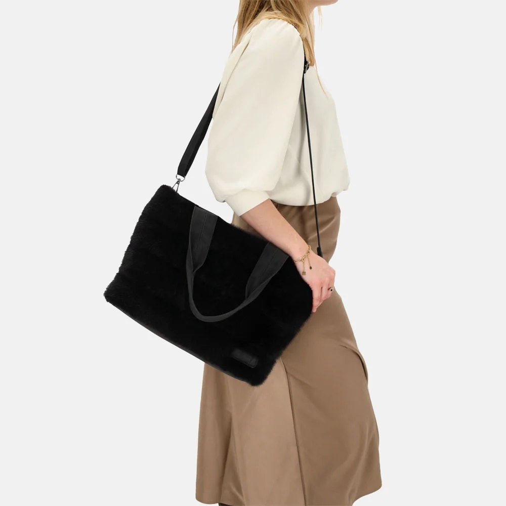Zebra Trends Emma shopper M zwart bij Duifhuizen