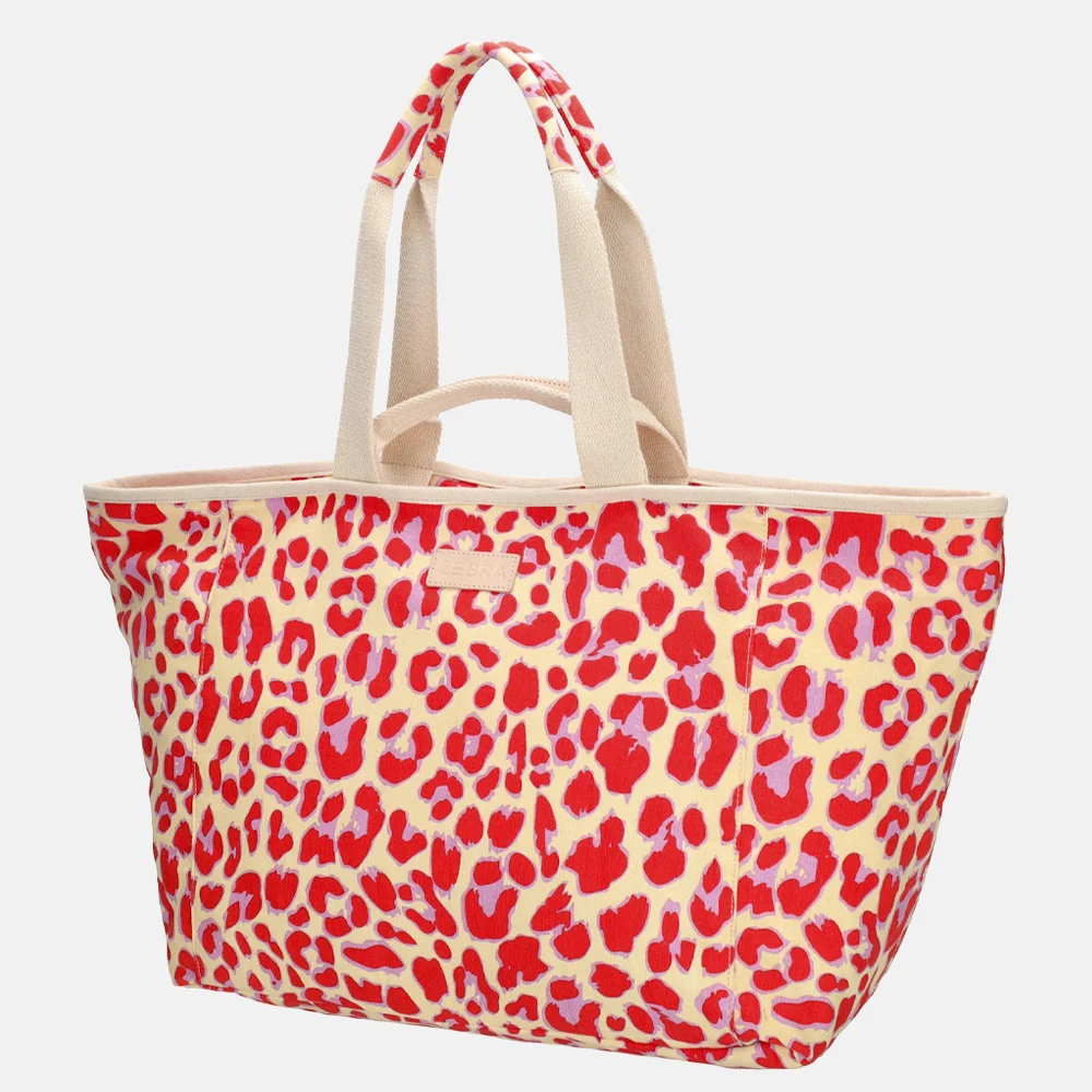 Zebra Trends strandtas luipaard print bij Duifhuizen