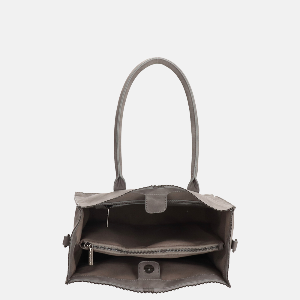 Zebra Trends Rosa shopper middengrijs bij Duifhuizen