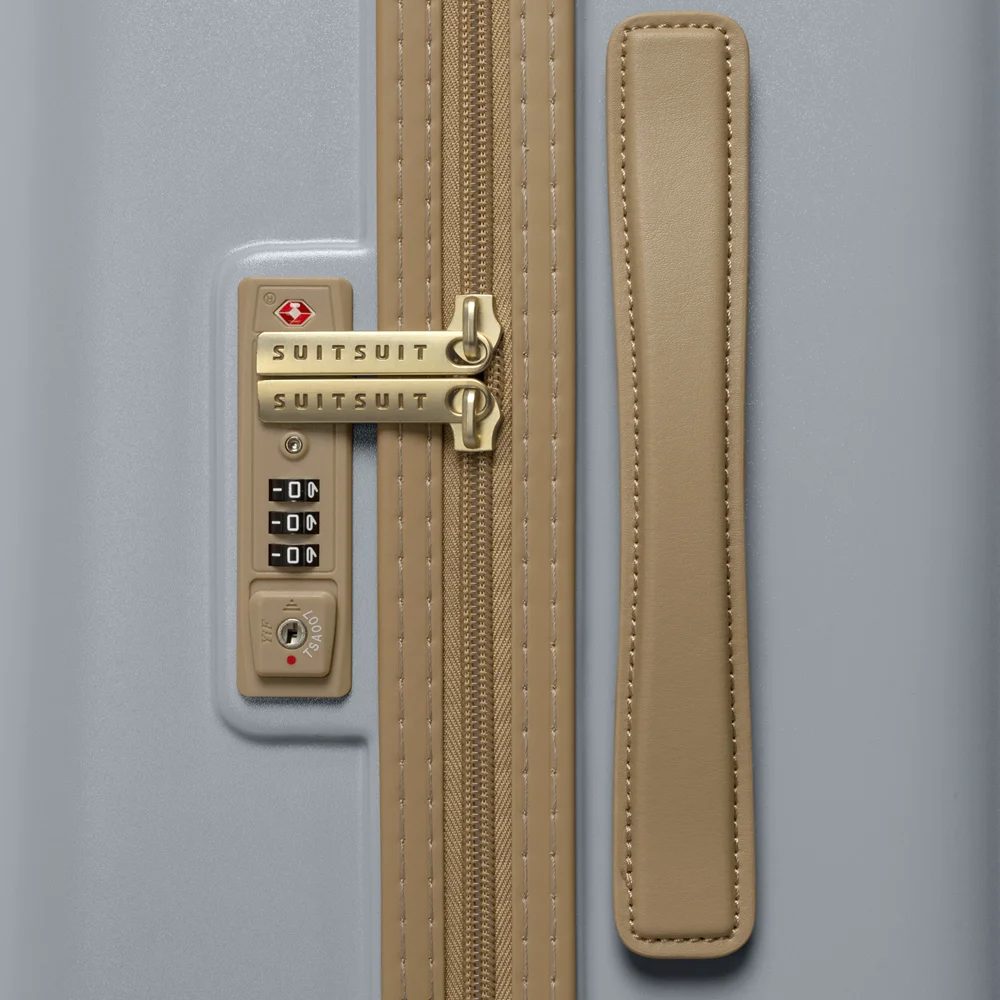 SUITSUIT Fusion handbagage koffer 55 cm frosted gray bij Duifhuizen