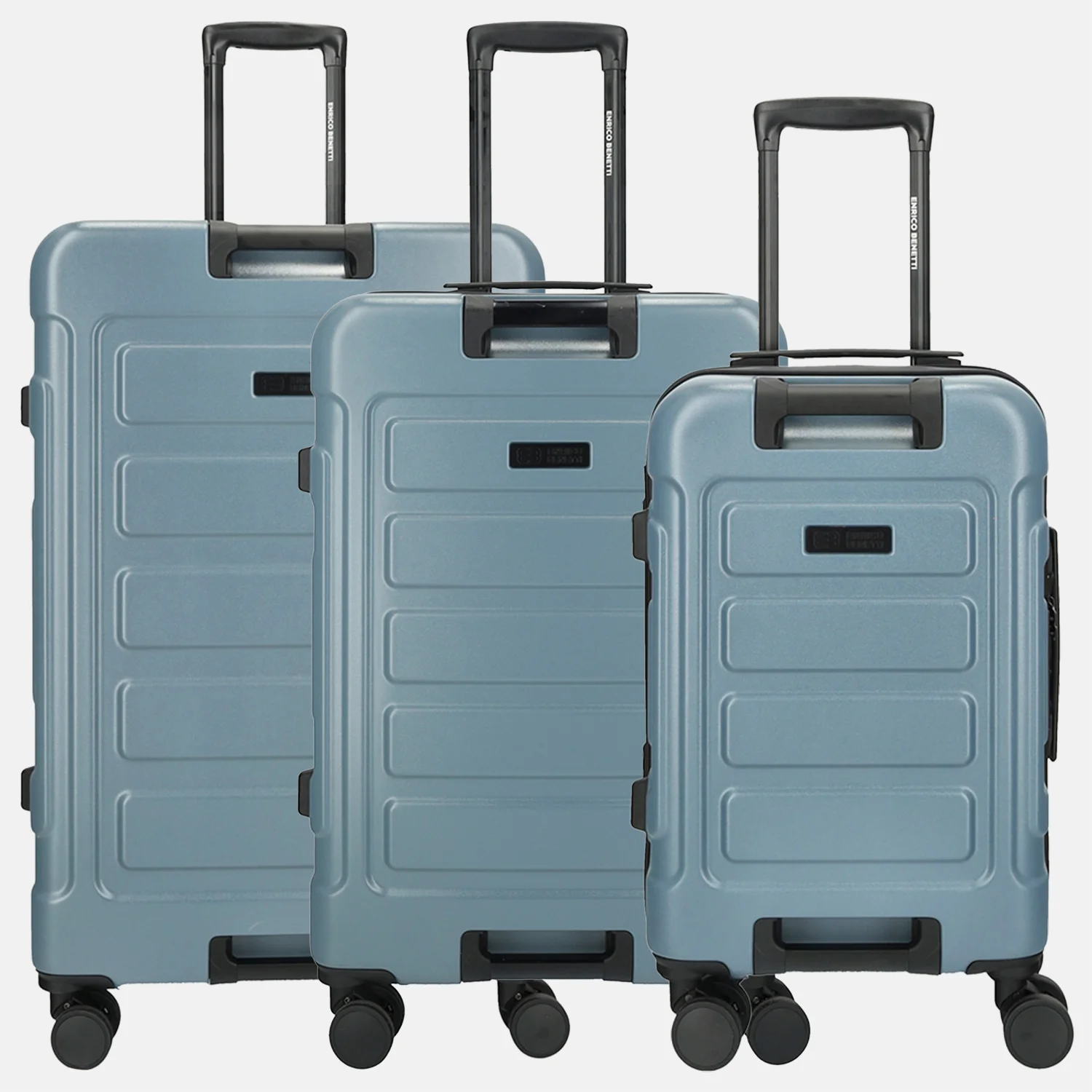 Enrico Benetti Aspen 3-delig kofferset 76 cm jeansblue