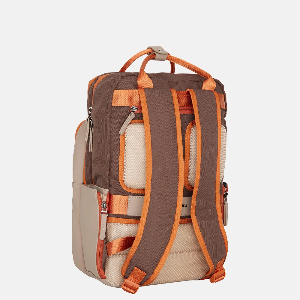 New Rebels Ferron Milwaukee laptoprugzak coffee bij Duifhuizen