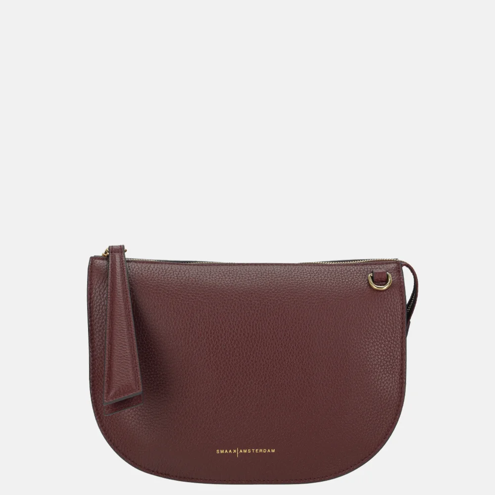 Smaak Amsterdam Silke crossbody tas bordeaux bij Duifhuizen