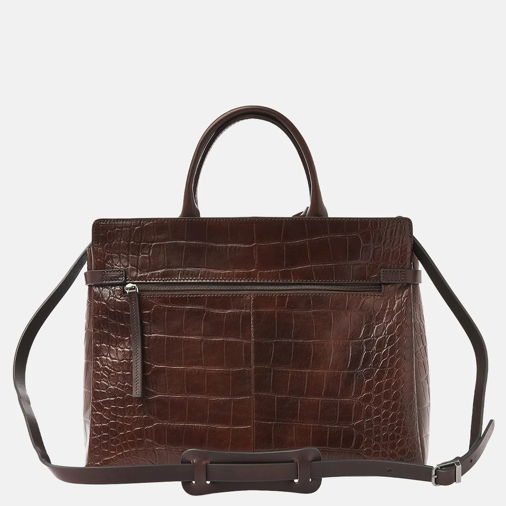 Castelijn en Beerens Rien laptoptas 15 inch mocca bij Duifhuizen