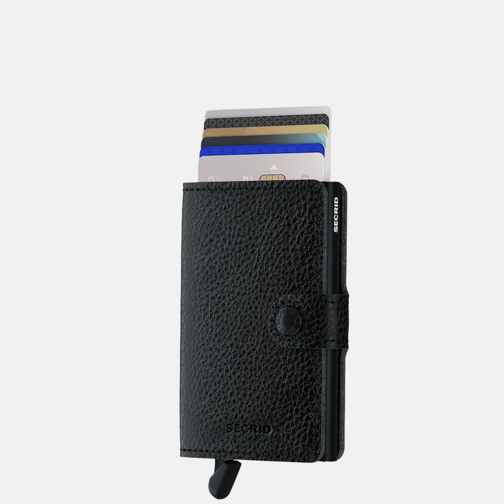 Secrid Miniwallet pasjeshouder Veg Black Black bij Duifhuizen