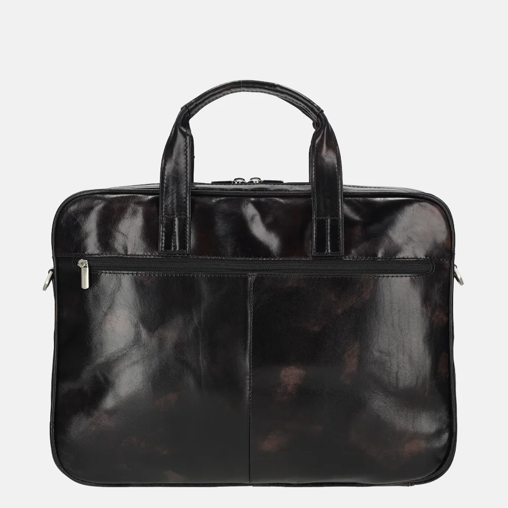 Tony Perotti van Gogh laptoptas 15 inch zwart bij Duifhuizen