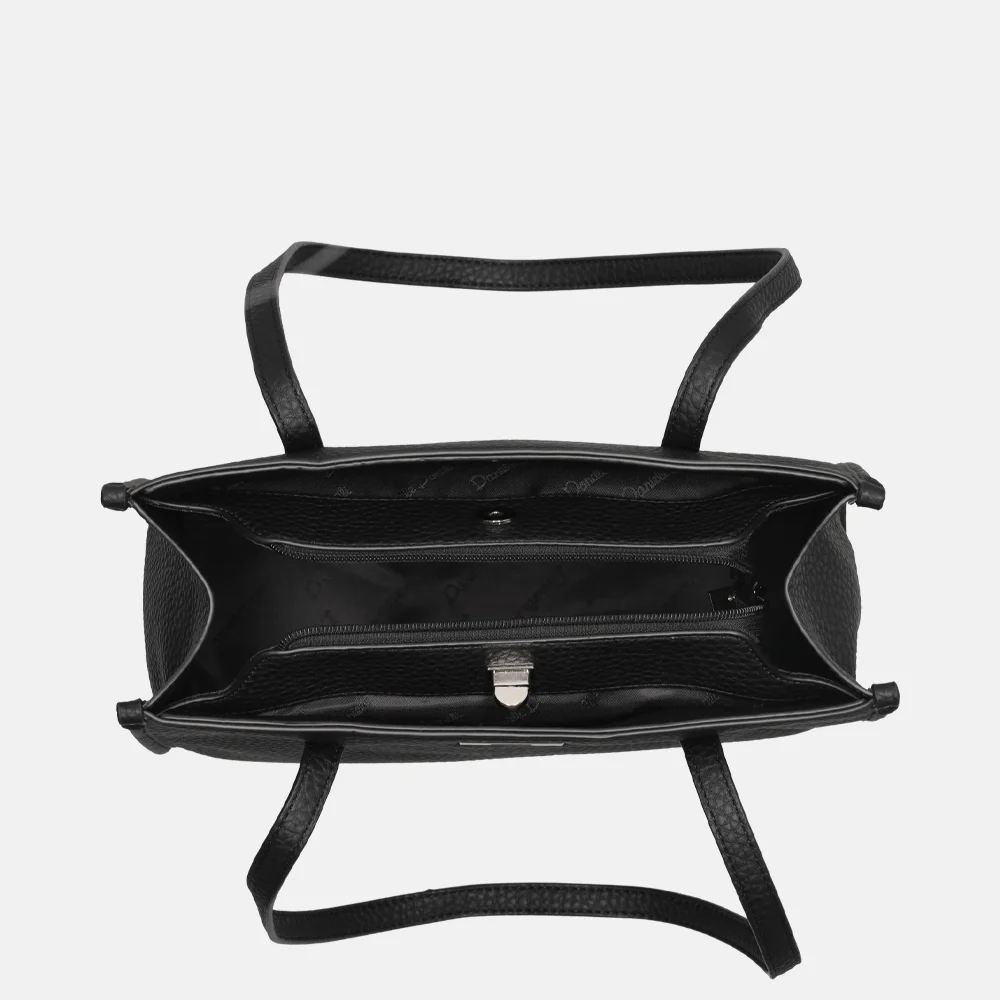 Daniele Donati shopper black bij Duifhuizen