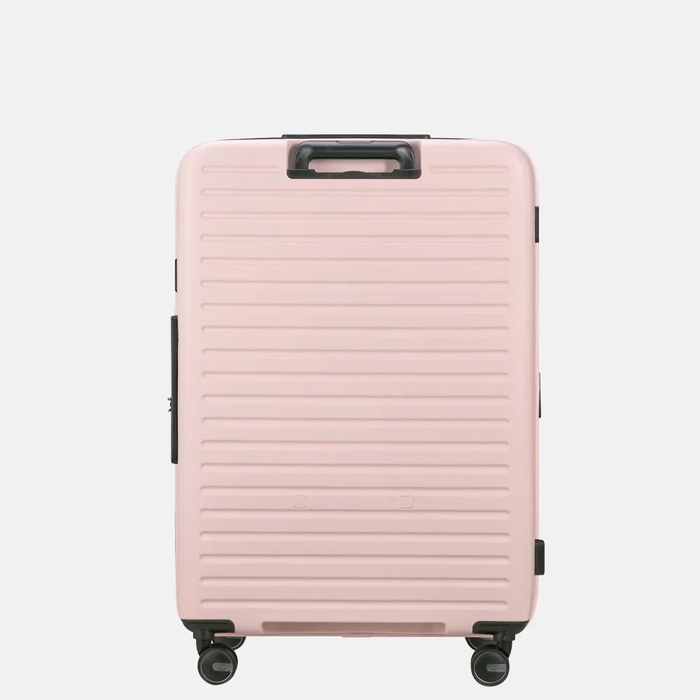 Samsonite Restackd reiskoffer 75 cm uitbreidbaar rose bij Duifhuizen