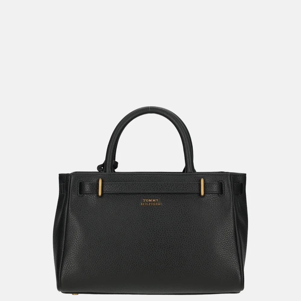 Tommy Hilfiger American icon mini handtas black bij Duifhuizen