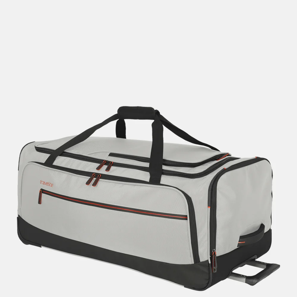 Travelite Crosslite 5.0 reistas op wielen L beige bij Duifhuizen