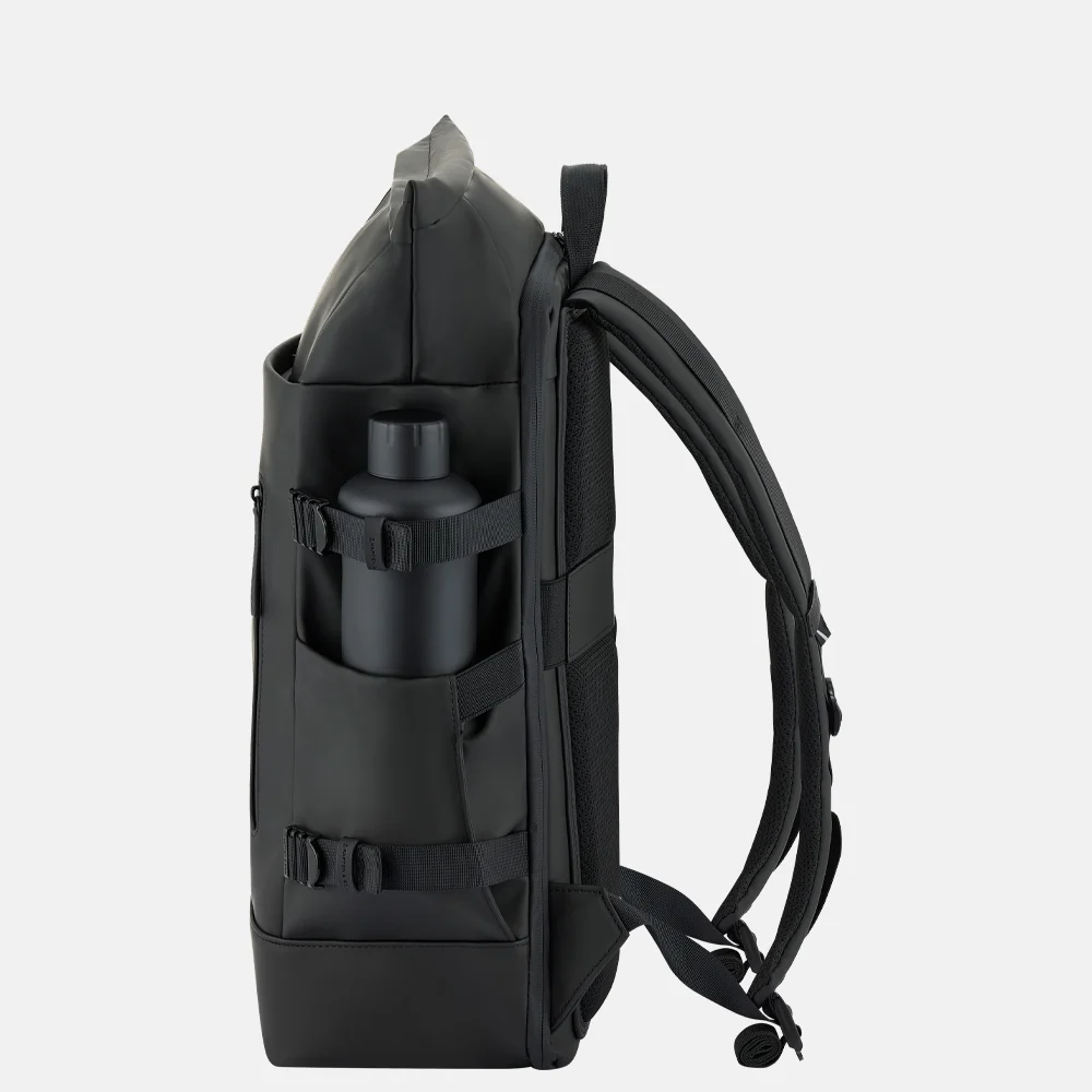 Kapten & Son Helsinki pro rugzak 15 inch all black bij Duifhuizen