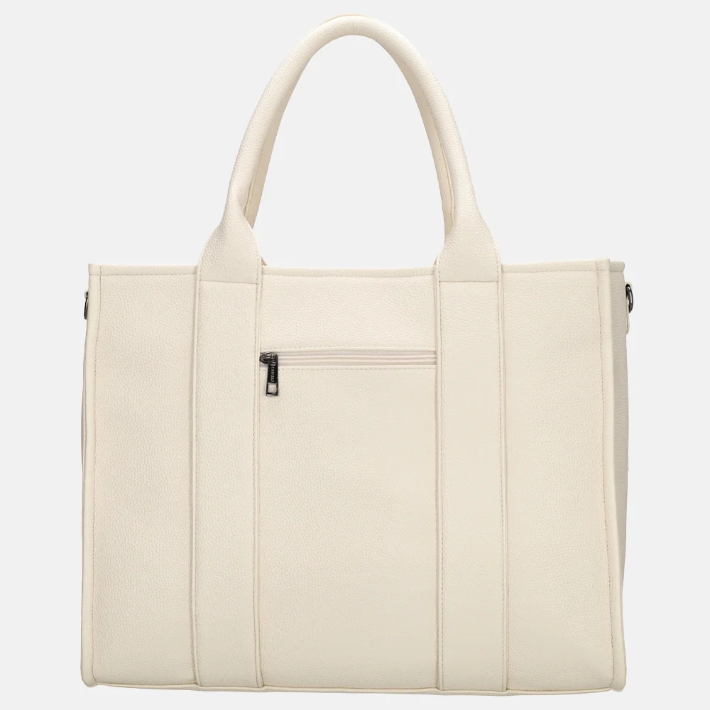 Charm London laptoptas 15 inch off white bij Duifhuizen