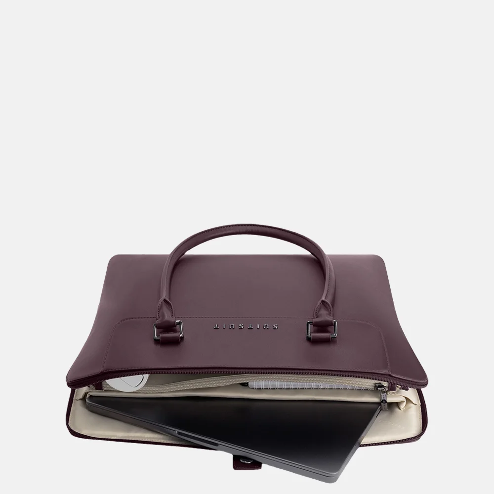 Suitsuit Mystique laptoptas 16 inch cherry lacquer bij Duifhuizen