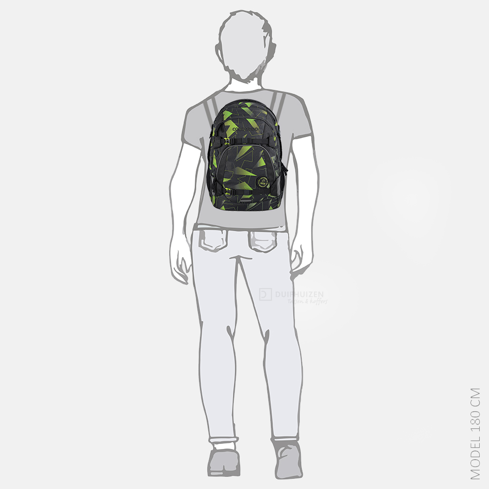 Coocazoo Mate rugzak lime flash bij Duifhuizen