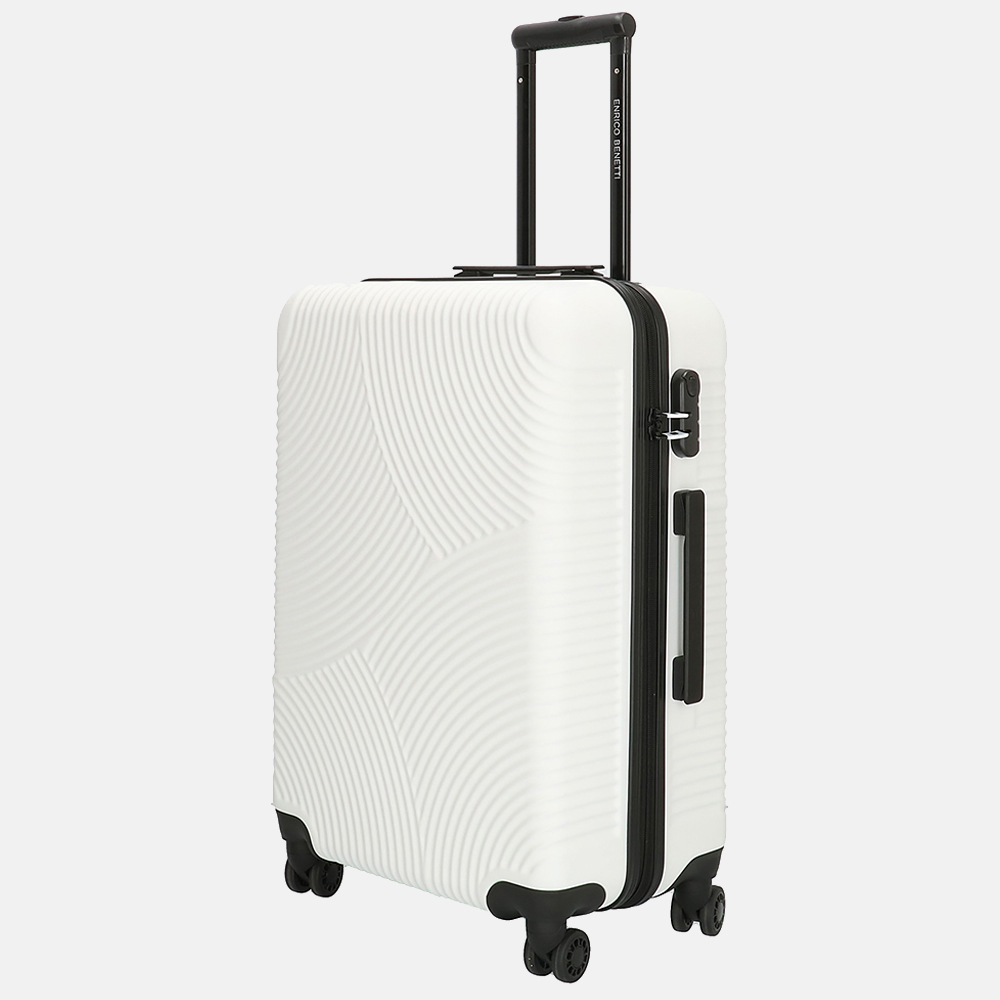 Enrico Benetti Louisville koffer 65 cm white bij Duifhuizen