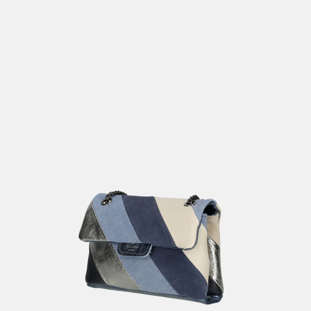 Charm London crossbody tas jeans bij Duifhuizen